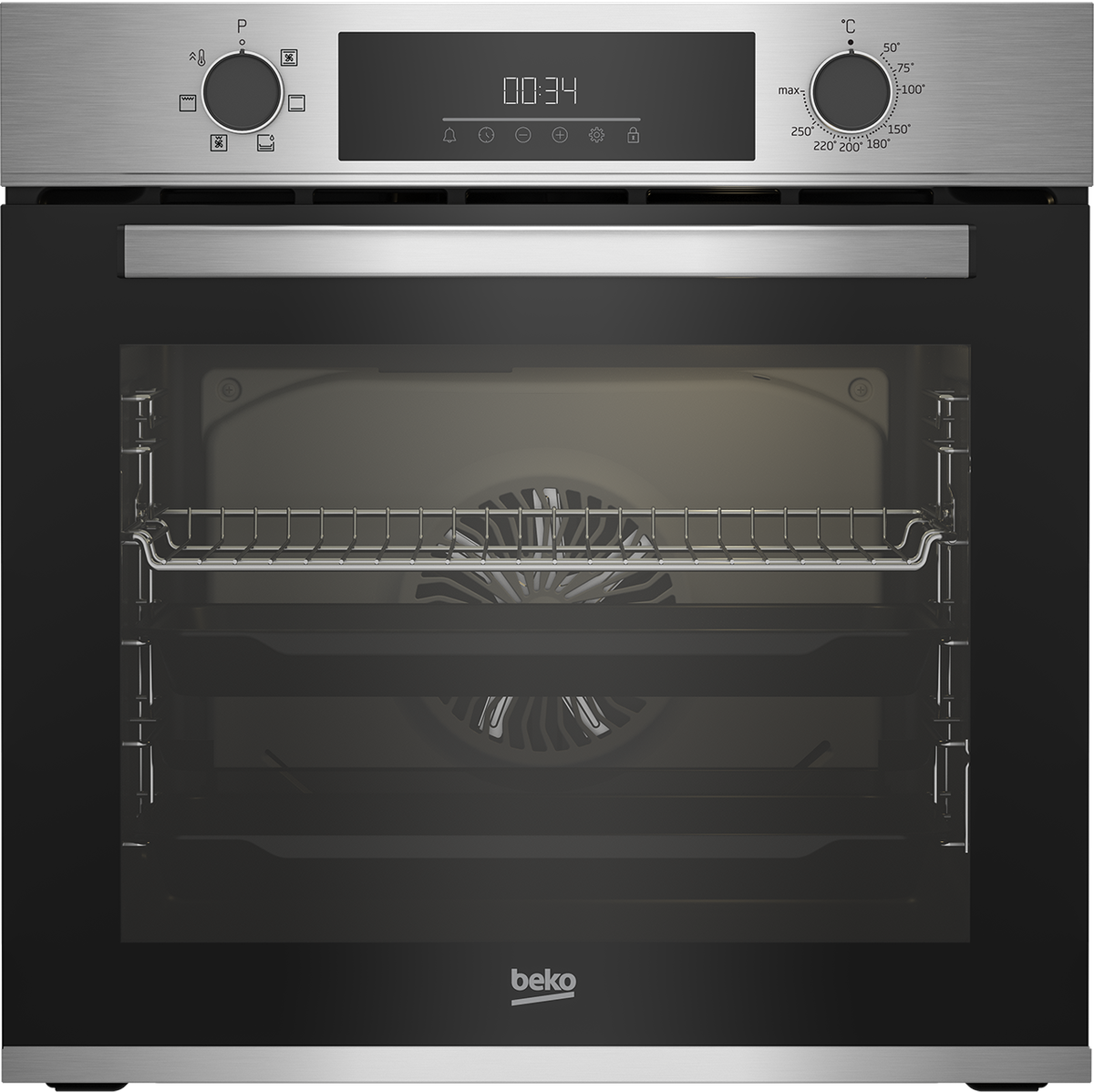 Beko 60cm Aeroperfect Built-In Oven Inox